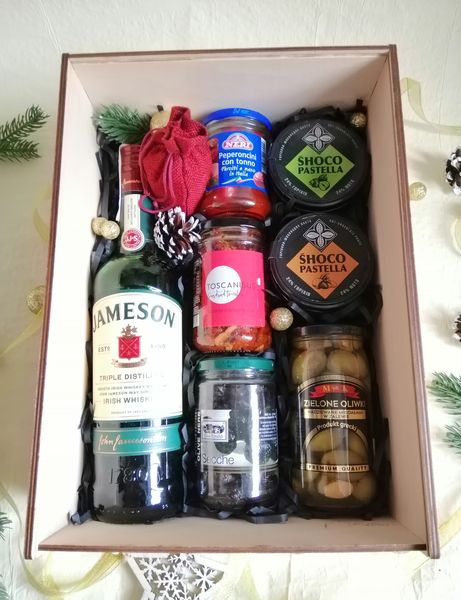 Подарочный набор на Новый год с виски №1037 +Напиток за дополнительную плату 1037 фото
