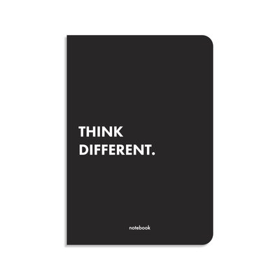 Блокнот у клітинку “Think Different” чорний 50-285 фото