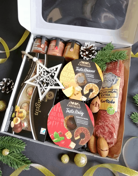 Смачний новорічний набір бокс з продуктами №1223 001223 фото