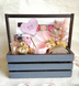 Подарунковий кошик для жінки з чаєм, цукерками та чашечкою № 1083 001083 фото 1